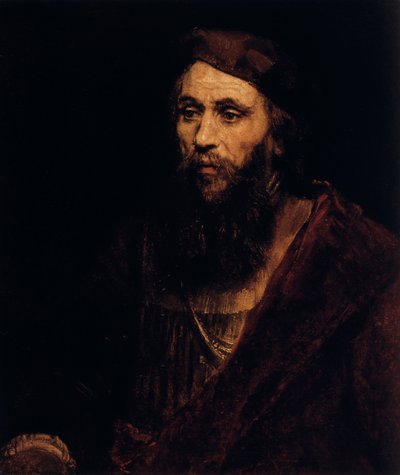 Retrato de um homem, 1661 de Rembrandt van Rijn