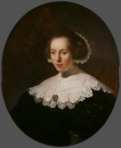 Retrato de uma mulher, c.1632-35 de Rembrandt van Rijn
