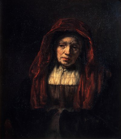 Retrato de uma mulher adulta, 1654. de Rembrandt van Rijn