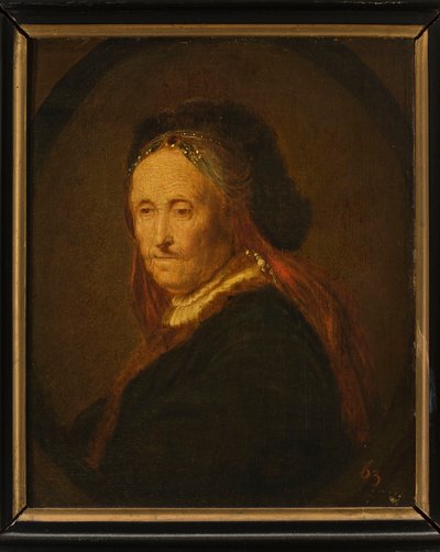 Retrato da mãe de Rembrandt () de Rembrandt van Rijn