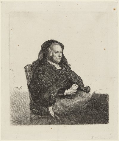A mãe de Rembrandt de Rembrandt van Rijn