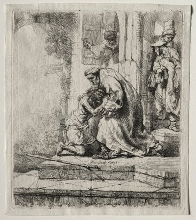 Retorno do Filho Pródigo, 1636. de Rembrandt van Rijn