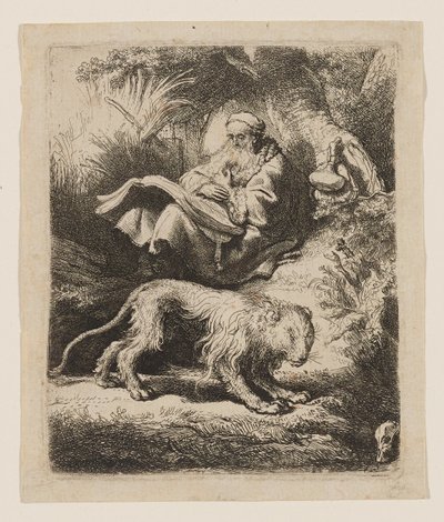São Jerónimo a ler de Rembrandt van Rijn