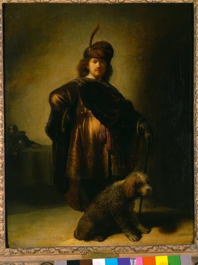 Auto-retrato em traje oriental de Rembrandt van Rijn