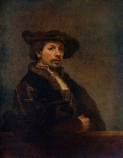 Auto-retrato aos 34 anos de idade, 1640, 1912. de Rembrandt van Rijn