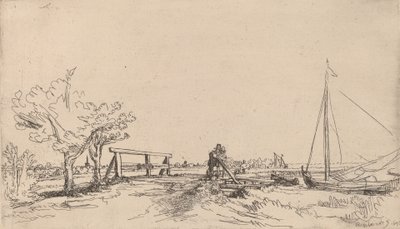 Ponte dos Seis, 1645. de Rembrandt van Rijn