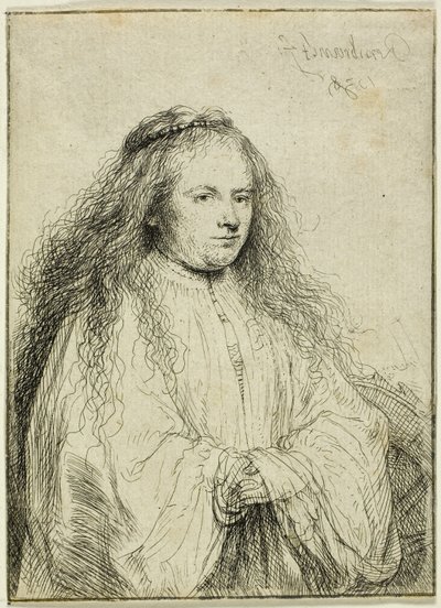 Santa Catarina (A Noiva Judia) de Rembrandt van Rijn