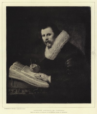 Suposto Retrato de Coppenol de Rembrandt van Rijn