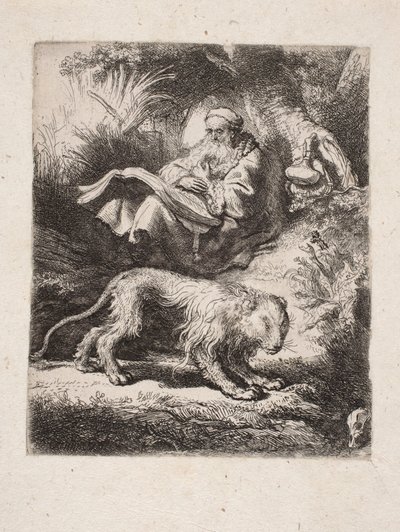São Jerónimo a ler de Rembrandt van Rijn