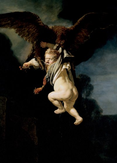 O rapto de Ganimedes, 1635 de Rembrandt van Rijn