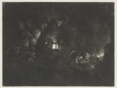 A adoração dos pastores A adoração dos pastores: uma peça noturna de Rembrandt van Rijn
