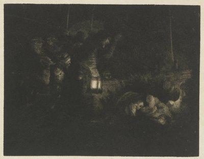 A adoração dos pastores A adoração dos pastores: uma peça noturna de Rembrandt van Rijn