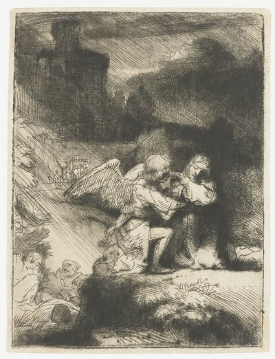 A agonia no jardim A agonia no jardim de Rembrandt van Rijn