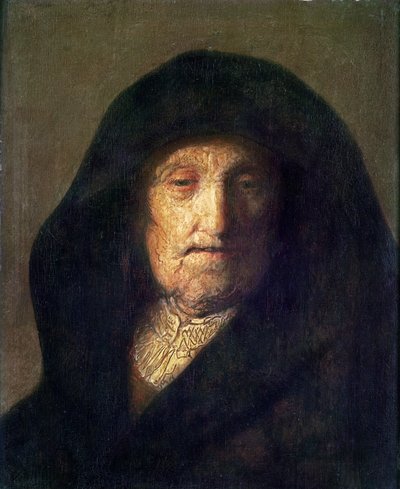 A mãe do artista (óleo) de Rembrandt van Rijn