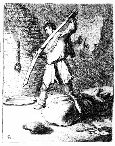 A decapitação de João Batista, c.1627 de Rembrandt van Rijn