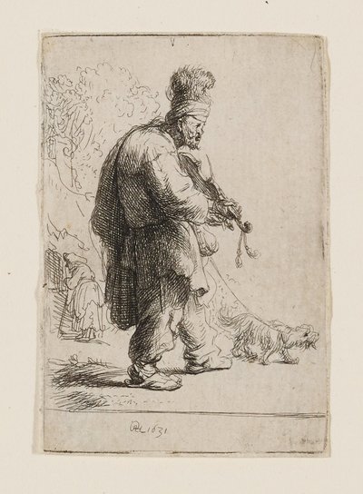 O violinista cego de Rembrandt van Rijn
