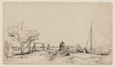 A ponte em Klein Kostverloren no Amstel de Rembrandt van Rijn