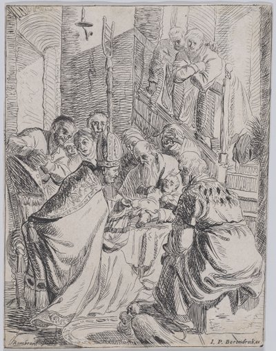 A circuncisão, c. 1625., c. 1625. de Rembrandt van Rijn