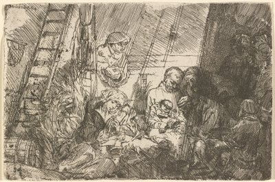 A circuncisão no estábulo de Rembrandt van Rijn
