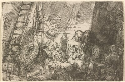 A circuncisão no estábulo de Rembrandt van Rijn