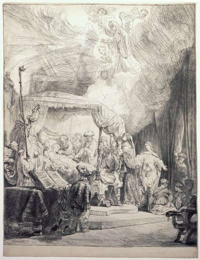 A Morte da Virgem de Rembrandt van Rijn