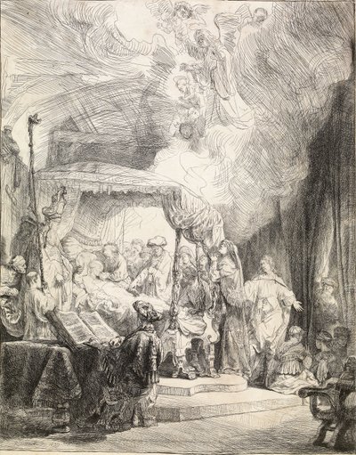 A Morte da Virgem, 1639 de Rembrandt van Rijn