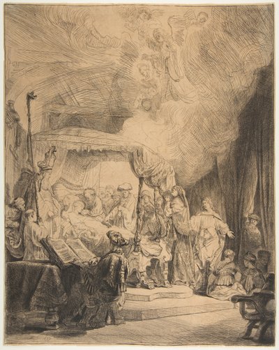 A morte da Virgem, 1639. de Rembrandt van Rijn