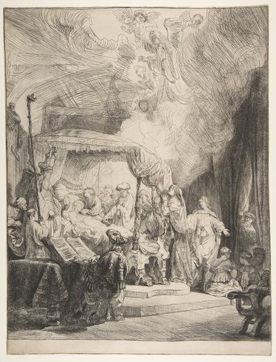 A morte da Virgem, 1639. de Rembrandt van Rijn
