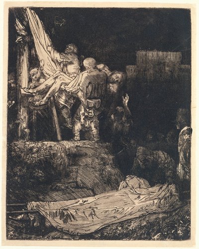 A Descida da Cruz pela Luz da Tocha
A descida da cruz pela luz da tocha de Rembrandt van Rijn