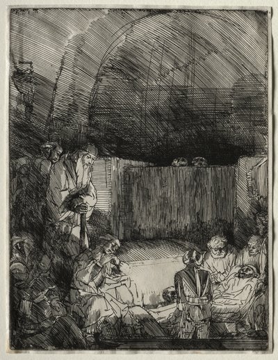 O Enterro, c. 1654 de Rembrandt van Rijn