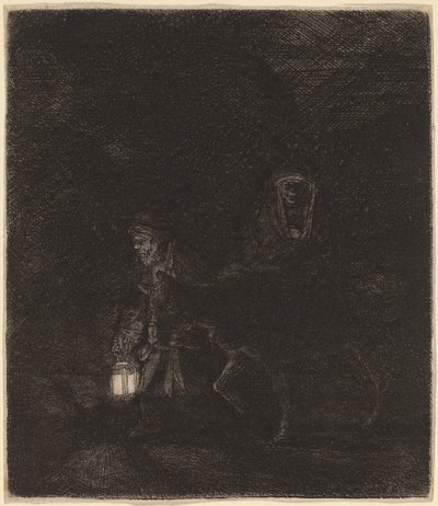 A fuga para o Egito de Rembrandt van Rijn