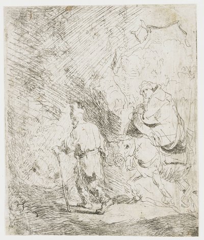 A Fuga para o Egito de Rembrandt van Rijn