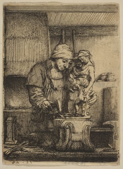 O Ourives, 1655. de Rembrandt van Rijn