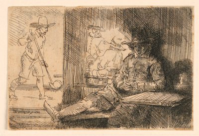 O jogador de golfe de Rembrandt van Rijn