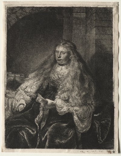 A Grande Noiva Judaica, 1634. de Rembrandt van Rijn