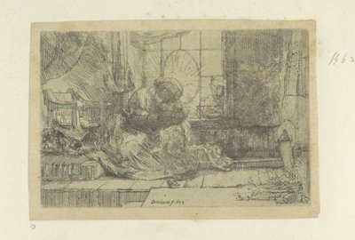 A Sagrada Família com o Gato e a Serpente de Rembrandt van Rijn