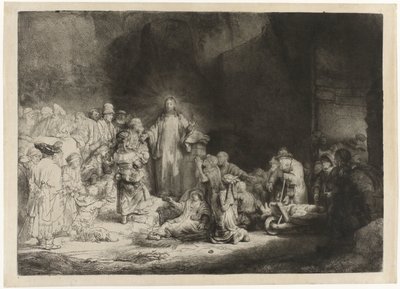 A Impressão Cem Guilder de Rembrandt van Rijn