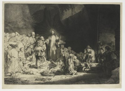 A Impressão dos Cem Guilders de Rembrandt van Rijn