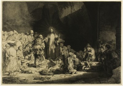 Impressão de Cem Guilder de Rembrandt van Rijn
