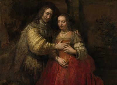 A noiva judia, c.1667 de Rembrandt van Rijn