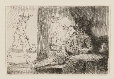 O Kolf Player de Rembrandt van Rijn