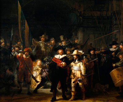 A Patrulha da Noite, 1642. de Rembrandt van Rijn