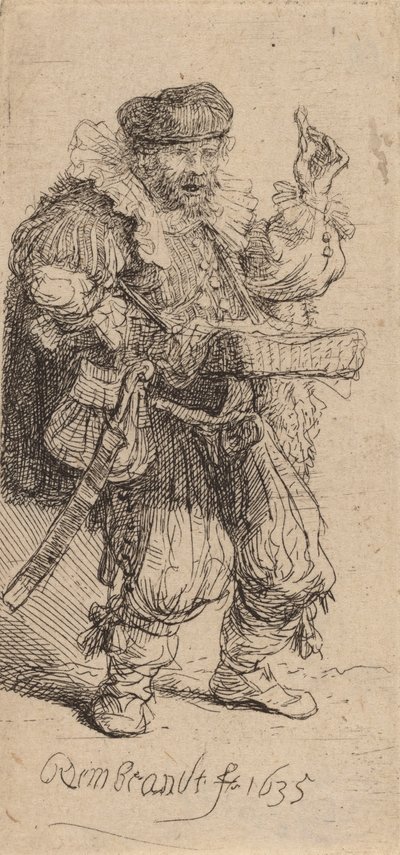 O charlatão, 1635. de Rembrandt van Rijn