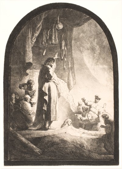 A Ressurreição de Lázaro: o prato maior de Rembrandt van Rijn