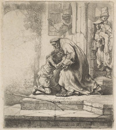 O Retorno do Filho Pródigo, 1636. de Rembrandt van Rijn