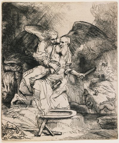 O Sacrifício de Isaac de Rembrandt van Rijn