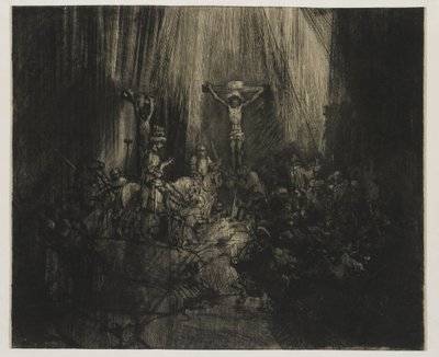 As Três Cruzes
Cristo Crucificado entre os dois ladrões: "As Três Cruzes de Rembrandt van Rijn
