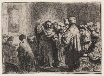 O dinheiro do tributo de Rembrandt van Rijn