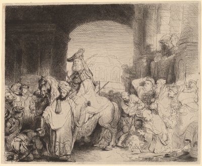 O triunfo de Mardoqueu de Rembrandt van Rijn