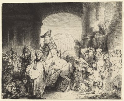 O Triunfo de Mordecai de Rembrandt van Rijn